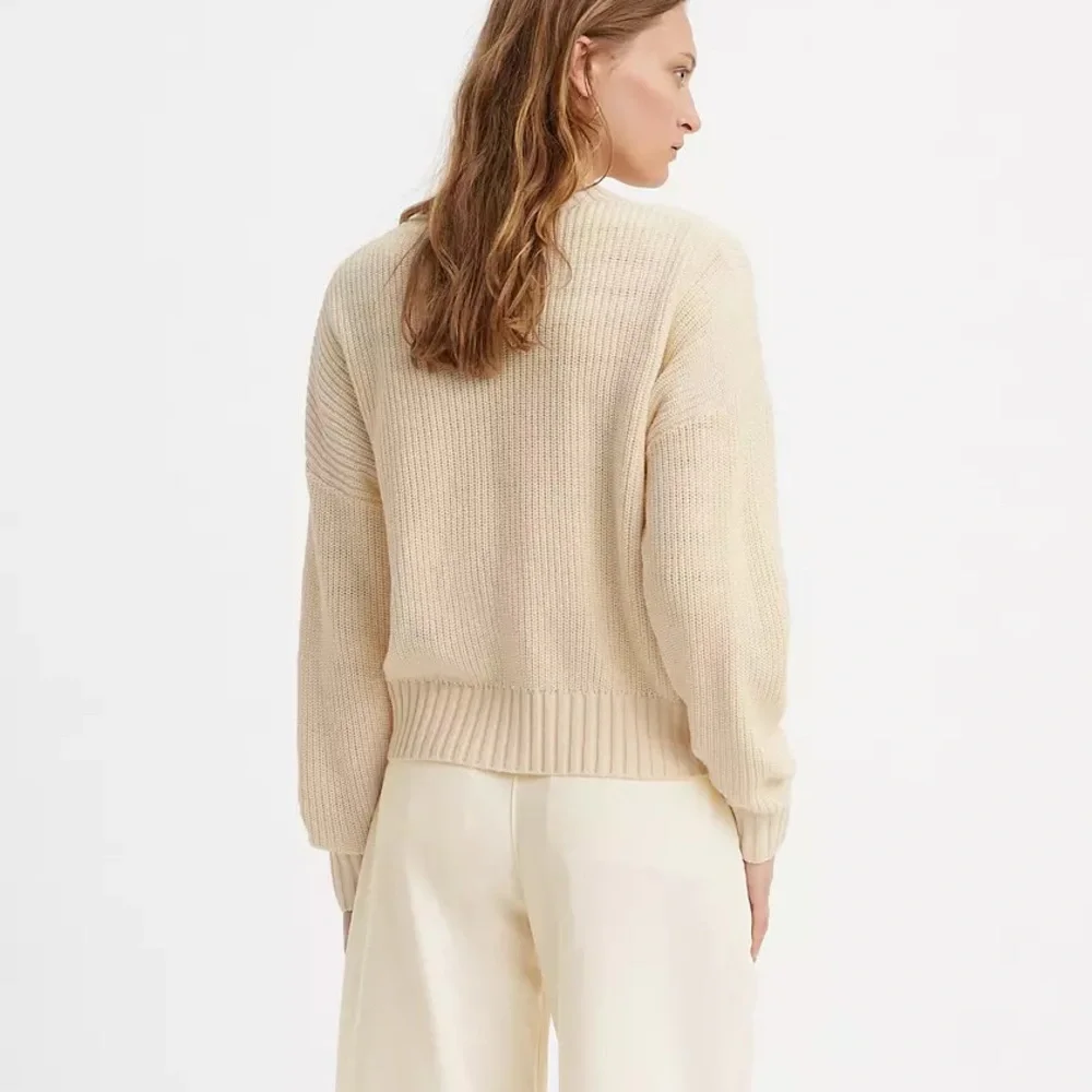 Levi’s Women’s size Large Cream Cyrus Button Down Cardigan Sweater